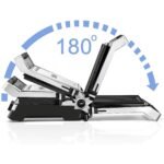 ⁦شواية كبس كهربائية من بلاك اند ديكر، شواية صحية عائلية، بقوة 2000 وات، اسود/فضي، CG2000-B5⁩ - الصورة ⁦4⁩