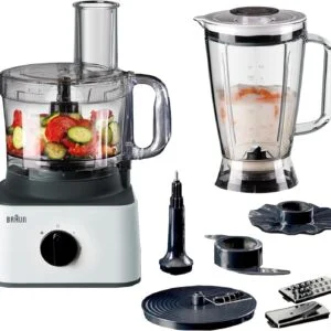 محضر طعام براون، بقوة 750 وات، ابيض واسود - FP 0132