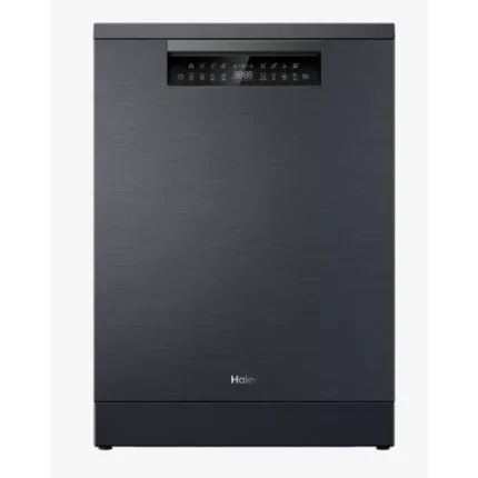 HDWE15-46BK6EG-غسالة أطباق هاير8برامج15فرد ستانليس أسود