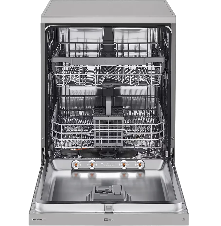 DFC532FPE-غسالة أطباق إل جي 14 فرد 10 برامج غسيل رباعى بالبخار سيلفر انفرتر - الصورة 9