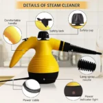 جها-ز التنظيف بالبخار متعدد الاستخدامات للتنظيف والتعقيم من دينكس DX2596-اصفر - Image 5