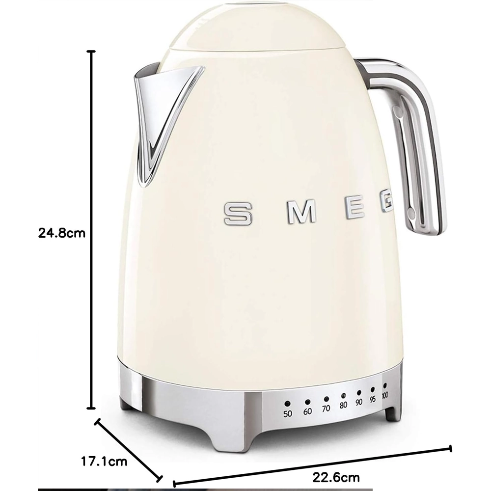 كاتيل من سميج – 2400 واط – 1.7 لتر – كريمي – KLF04CREU - الصورة 2