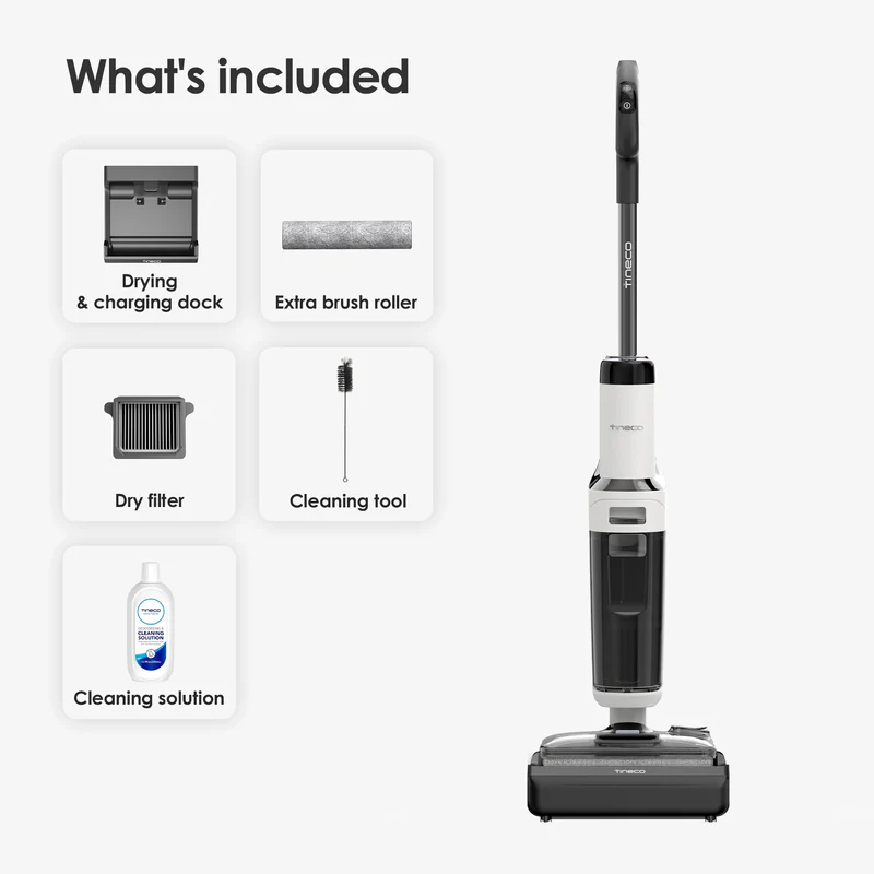 مكنسة تينكو فلور ون سويتش S6 ستريتش لغسل وتنظيف الأرضيات (تنظيف رطب وجاف) - الصورة 2