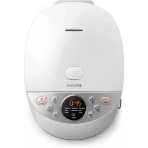 جهاز طهي الأرز الرقمي من فيليبس – سعة 5 لتر – تسخين ثلاثي الأبعاد (HD4515/55)