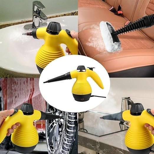 منظف بخار محمول 15 في 1 1200 واط - ضغط بخار درجة حرارة 120 درجة مئوية - بخار قوي للتنظيف العميق والتعقيم-DX2911 - الصورة 5