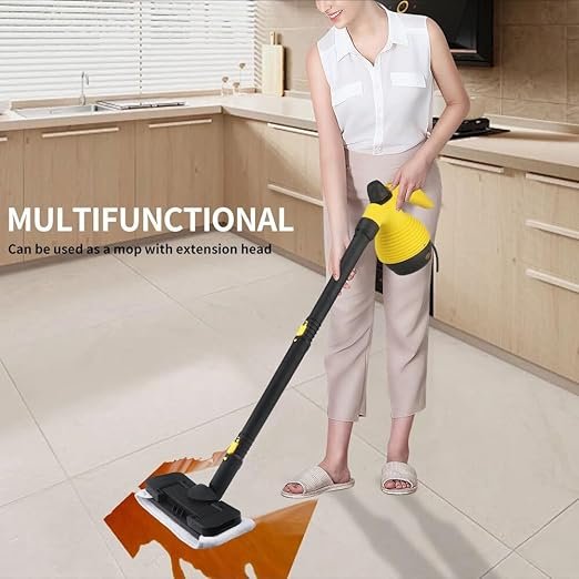 منظف بخار محمول 15 في 1 1200 واط - ضغط بخار درجة حرارة 120 درجة مئوية - بخار قوي للتنظيف العميق والتعقيم-DX2911 - الصورة 4