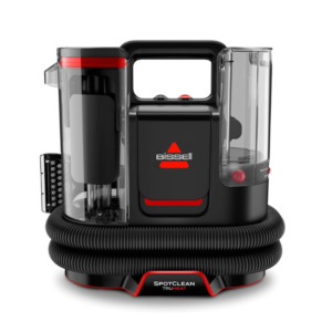 مكنسة غسيل السجاد والمفروشات Bissell SpotClean TruHeat – قدرة 1125 واط – 0.9 لتر – أسود/أحمر – 3924K
