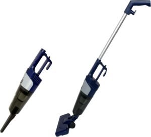 مكنسة كهربائية بعصا محمولة باليد 2 في 1 من تيكنو بيست - 600 واط بفلتر هيبا/ خفيفة الوزن وهادئة للغاية، موديل