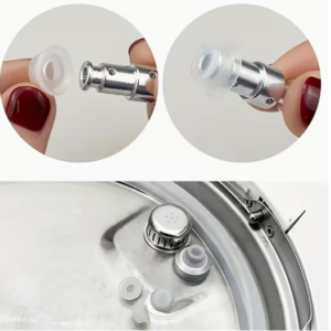 سدادة صمام لقدر الضغط مع حلقة مانعة للتسرب