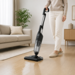 ⁦Arshia 4-in-1 Vacuum Cleaner with Mop (Black)⁩ - الصورة ⁦4⁩