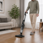 ⁦Arshia 4-in-1 Vacuum Cleaner with Mop (Black)⁩ - الصورة ⁦6⁩