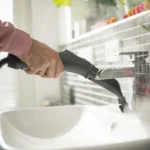 ⁦منظف بخار كارشر– تسخين فائق السرعة خلال 40 ثانية – 1900 واط – 1 لتر – أبيض⁩ - الصورة ⁦4⁩