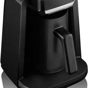 ماكنة صنع القهوة التركية Spin Rich - اسود و سلفر من ارزوم ok0016 Arzum Okka