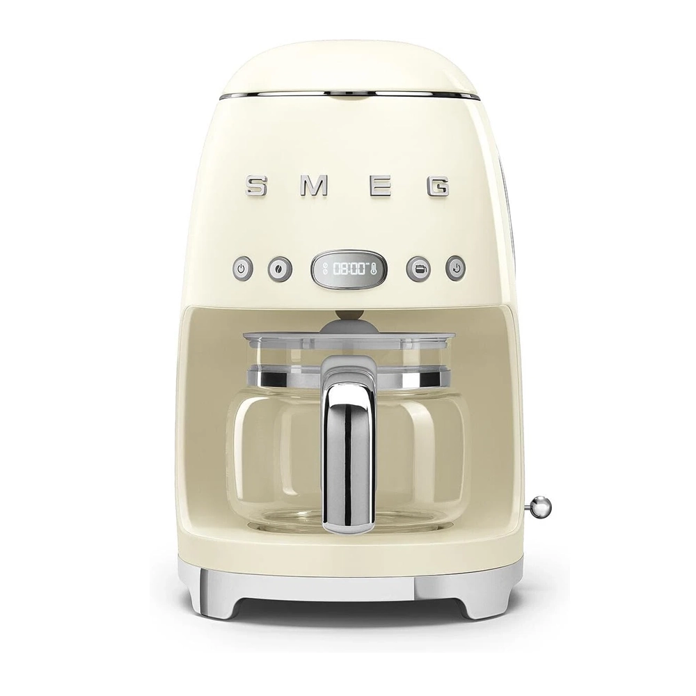DCF02CR-1-1 (1) ماكينة قهوة بالتنقيط سميج – تحكم في شدة النكهة (Aroma) – تشغيل تلقائي (Auto Start) – تحضير حتى 10 أكواب – إبريق زجاجي مع خاصية Keep Warm حتى 40 دقيقة – 1050 واط | DCF02CRUK - الصورة 1