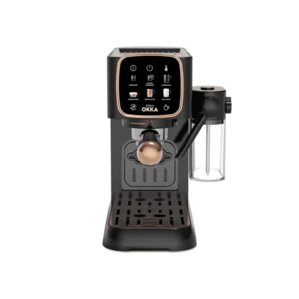 ماكينة اسبريسو Arzum OKKA Solo M OK0032 – نصف أوتوماتيك مع نظام حليب مدمج 15 بار