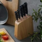 Arshia 6-Piece Knife Set With Wooden Stand – 3550 - الصورة 2