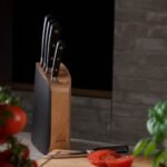 Arshia 6-Piece Knife Set With Wooden Stand – 3550 - الصورة 3
