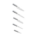 Arshia 11-piece Stainless Steel Knife Set with Cutting Board and Knife Stand – 3722 - الصورة 3