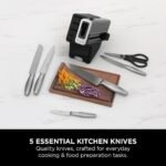 ⁦طقم سكاكين نينجا StaySharp ستانلس ستيل 6 قطع بمبراة مدمجة – Ninja Knife Set – K62006EUUK⁩ - الصورة ⁦4⁩