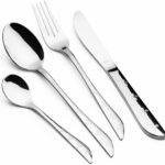 ارشيا طقم ادوات مائدة فضي مكون من 26 قطعة مع حامل TM1111L-3466